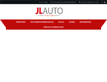 Tablet Screenshot of jl-auto.dk